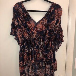 Free People Flower Top